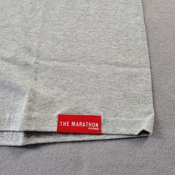 The Marathon Clothing Shirt Mens Small Gray Crenshaw Script Graphic TMC Crewneck - Picture 7 of 9